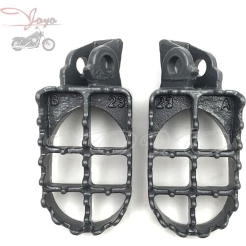 Motorcycle Foot Pegs Footpegs Footrest For Kawasaki KX100 KX65 KX80 KX85
