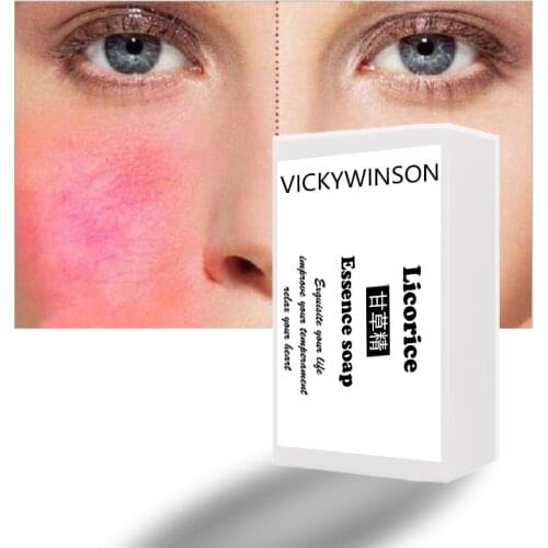 Licorice essence handmade Soap 50g Body soap, deep cleansing, non-drying bath soaps whitening soap glutathion skin whitening