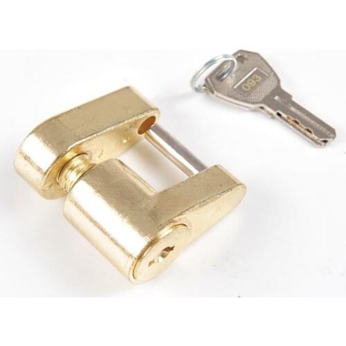 Trailer Coupler Padlock Solid Brass Trailer Locks For Hitch Security Protector Theft Protection Auto Repalcement Parts