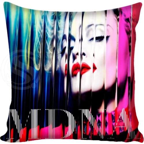 New Hot Custom Pillowcase Madonna soft Pillow Cover Zippered