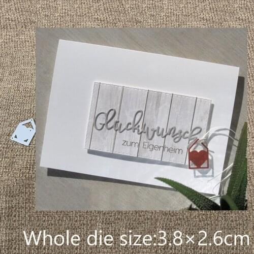 New Design Craft Metal Cutting Die die cuts Heart label tag decoration scrapbook Album Paper Card Craft Embossing die cuts