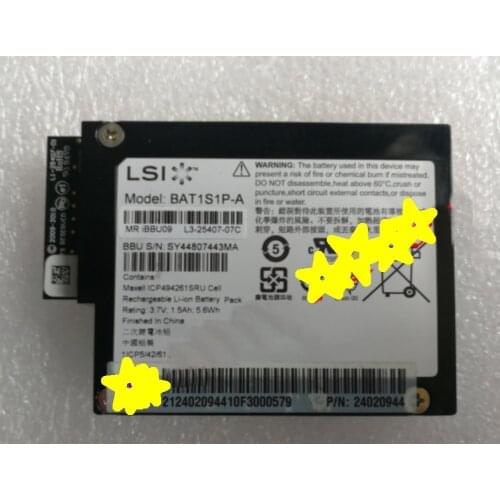 Original size battery for Huawei RH2285H V2 Server Battery BAT1S1P-A P / N: L3-25407-07C batteries