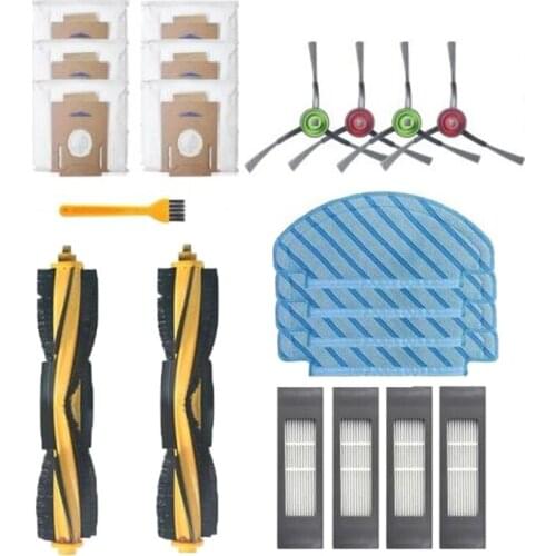 Main Brush Washable Filter Side Brush for ECOVACS DEEBOT OZMO T8 T8MAX Robot Vacuum Cleaner Mopping Cloth Roller Brush