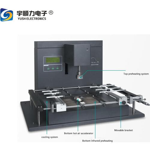 Hot air type BGA rework system YS-7720