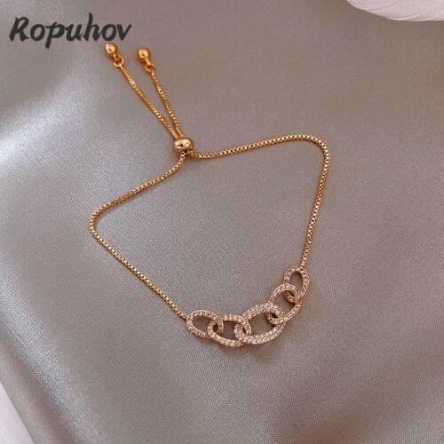 Ropuhov 2021 New Jewelry for Woman Gift Korean Fashion Anime Luxury Designer Bracelet Inspired Charms Wholesale