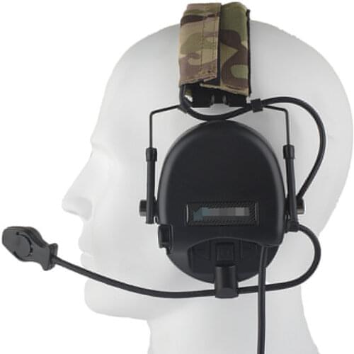 WADSN Tactical TEA Hi-Threat Tier 1 Headset Anti Noise Canceling & Pickup Shooting Military Aviation Softair HTH Headphones