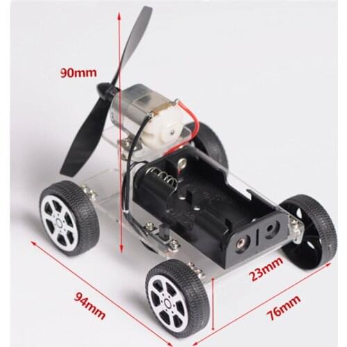 Smarian Mini Wind Car DIY Puzzle Robot car chassis Kit of Children/Adult Toys Suitable for Arduino Diy Wheeled Robotic rc toys