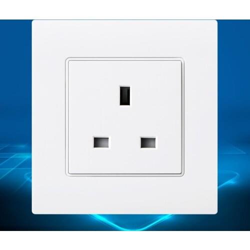UK HONGKONG Power Electrical Panel Wall Socket 250V 13A Outlet Malaysia Singapore Type F Schuko Plug Adaptor