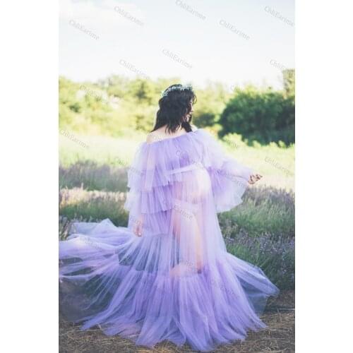 Womens Tulle Robe Illusion Long Bridal Robe Wedding Scarf New Custom Made
