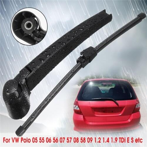 1Set Car 325mm Rear Windscreen Wipers Blade Wiper Arm Blade For VW Polo 2005 55 2006 56 2007 57 2008 58 2009 1.2 1.4 1.9 TDi E S