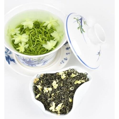 2021 China Jasmine Flower Green -Tea Real Organic New Early Spring Jasmine -Tea for Weight Loss Green Food Health Care