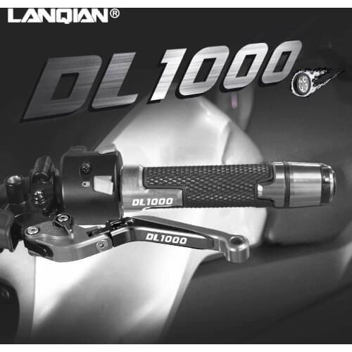 Motorcycle Accessories Brake Clutch Levers Handlebar hand Grips Ends For Suzuki DL1000 V-STROM DL1000 VSTROM 2002-2016 2014 2015