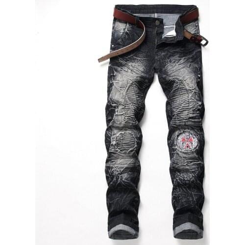 Full Length Trousers 2020 hombre Causal Plus Size 42 Pantalon Jeans Street Skinny Jeans Men