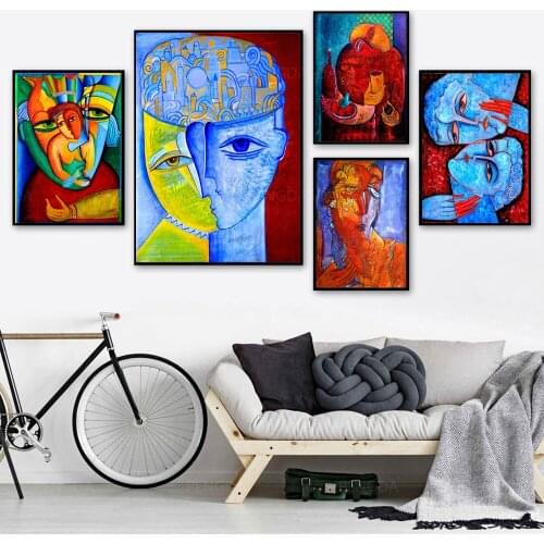Home Decoration Hd Prints Painting Character Pictures Wall Art Modular Canvas Abstract Poster No Framework Bedside Background