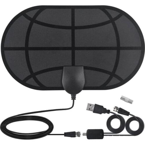 HD Digital TV antenna Indoor 4K TV Antena with Amplifier Signal Booster High Gain