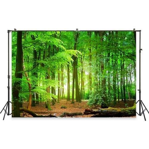 HUAYI Photo Background Newborns Natural Forest Photography Backdrops Custom Studio Birthday Party Photobooth Backdrop XT-6607