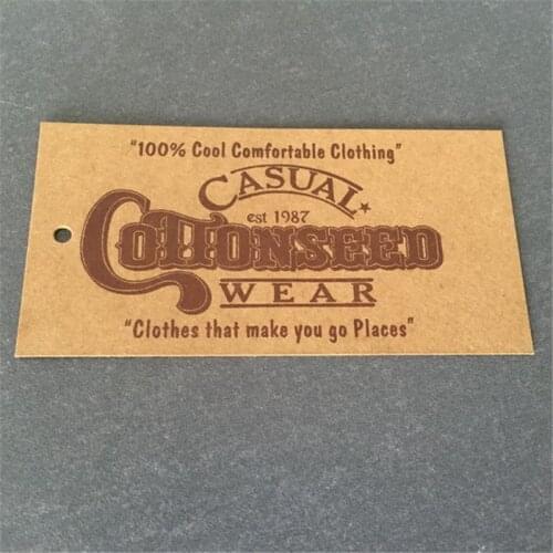 Customized Garment Tag Clothing Tag for Kids Wear /Fashion Hang tag/ Swing Tags