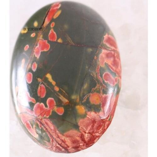 1Pair CAB Cabochon 22x30MM Oval Natural Stone Bead For Making Necklace Bracelet Earrings Multi-Color Picasso K512