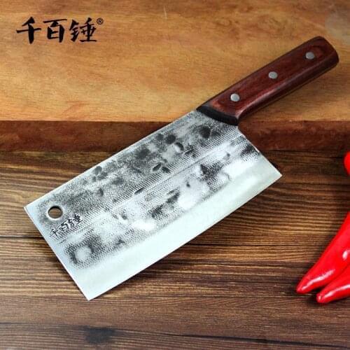 Kitchen chef slicing knife stainless steel Chinese cleaver handmade kitchen knives fruit vegetable meat knife кухонные ножи