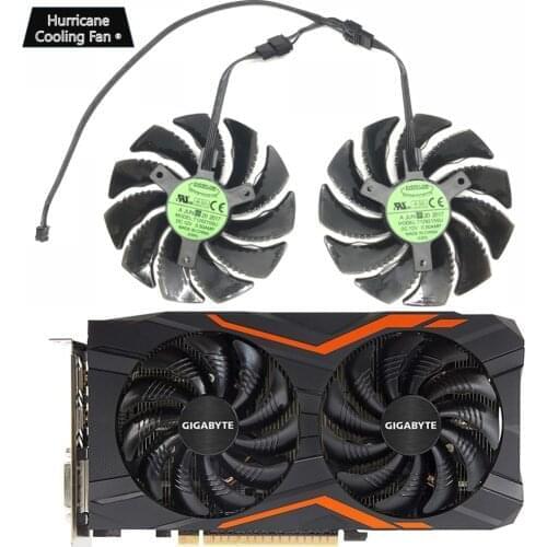 88MM T129215SU PLD09210S12HH 4Pin Cooling Fan for Gigabyte GTX 1050 1060 1070 960 2060 RX 470 480 570 580 Graphics Card Cooler