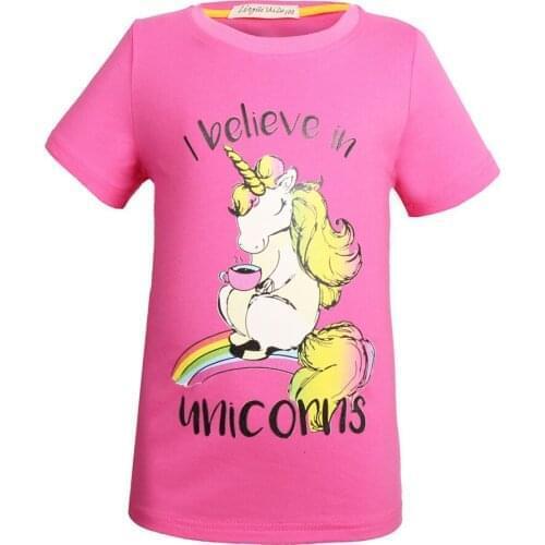 Ling Qi Shi Zu Summer T-shirts For Girls