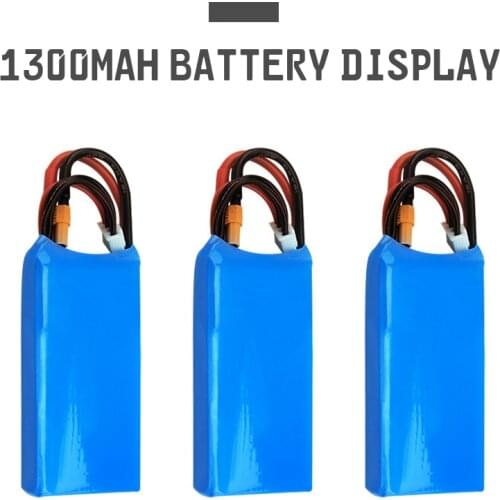DC 11.1V 1300mAh 20C 3S Lipo Battery Replacement for Wltoys X450 RC Airplane RC Car Accessories