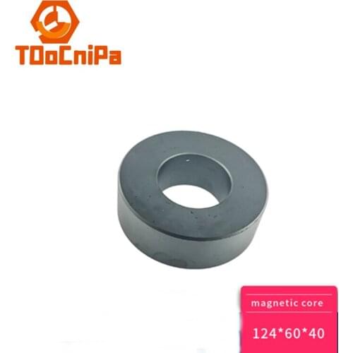 1 pcs Mn-Zn Ferrite Magnetic Ring Outer Diameter 124x60x40mm Inductance Transformer Filter Anti-interference Magnetic Core