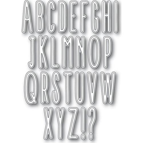 Metal cutting dies cut die twiggy alphabet mold card Scrapbook paper craft knife mould blade punch stencils