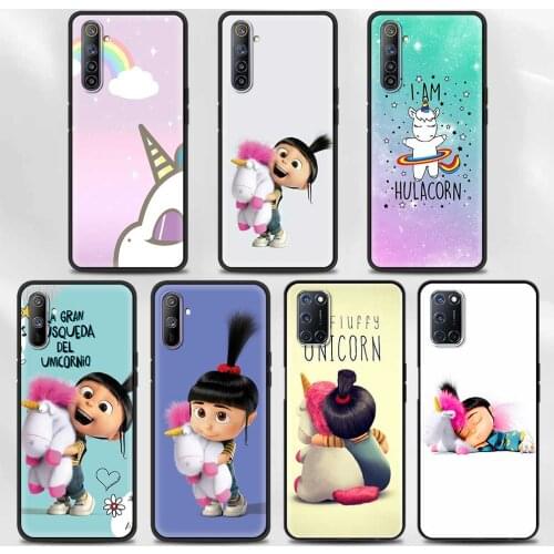 Cellphone For Realme GT Neo 8 7 6 Q2 Pro 7i Q2i C25 C21 C20 C15 C11 C3 V15 V13 X50 5G Shell Fundas Case My Unicorn Agnes