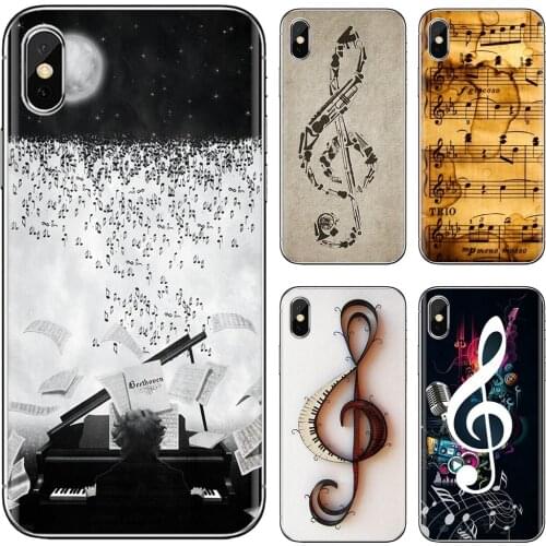 Musical Notes Violin Classical Music For ZTE Blade A520 A512 A452 A602 A5 2019 V6 V7 V8 V9 V10 Lite Viat Soft TPU Case