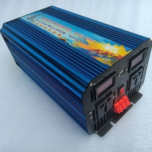 4000W Solar Inverter Pure Sine Wave DC 36V to AC220V 60HZ Voltage Converter