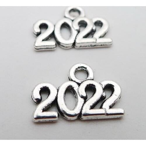 RAINXTAR Alloy Year 2020 2021 2022 2023 Number Charms 200pcs AAC1667