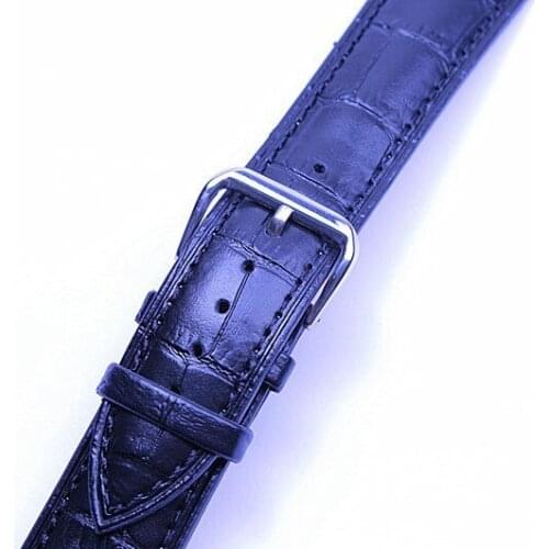1pcs High quality 22MM Genuine leather Watch band watch strap black color and coffee color - 3138
