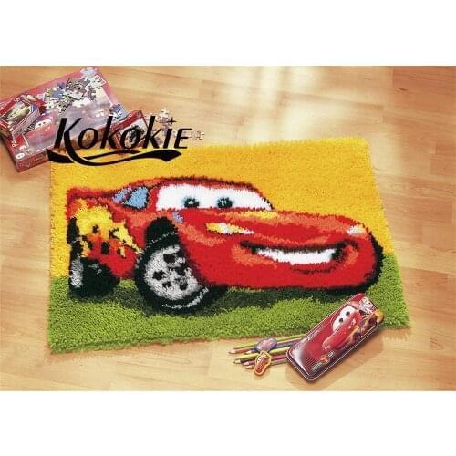 Handicraft tapestry kits diy rug mat latch hook rug canvas printing vloerklee foamiran for needlework carpet embroidery kit