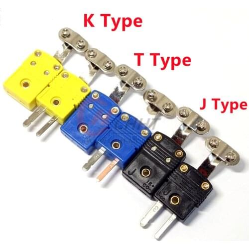 High Quality Material Mini K/J/T Type Thermocouple Standard Connector With Clamp With Low Price