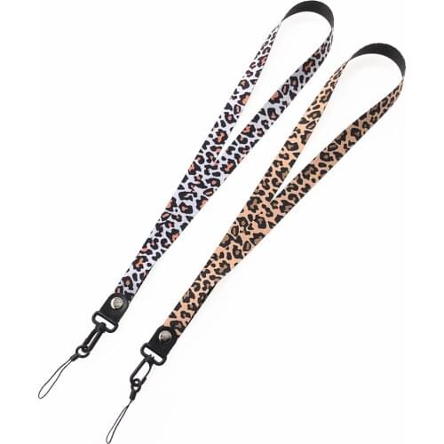 Fashion Rope Leopard Grain Style Mobile Phone Lanyard Neck Strap for Portable Air Purifier