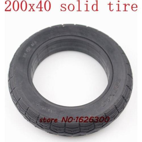 High quality 200x40 Electric Scooter Solid Tubeless Tires Wheel Tyres 8 inch folding bicycle babys car solid tyre