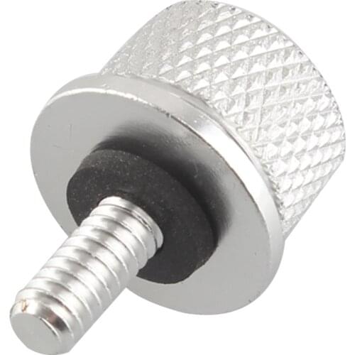 Motorcycle Rear Fender Passenger Seat Bolt Screw Knob Cover For Harley Sportster XL 883 1200 Dyna Softail Touring Chrome