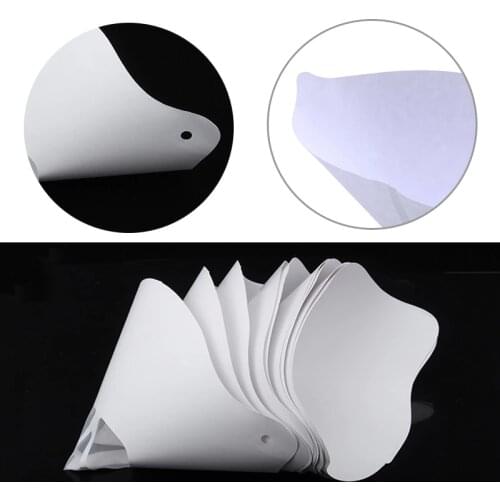 10/50pcs uv Resin thicken paper filter disposable for ANYCUBIC Photon S wanhao D7 anet N4 UV SLA 3D Printer filament filters