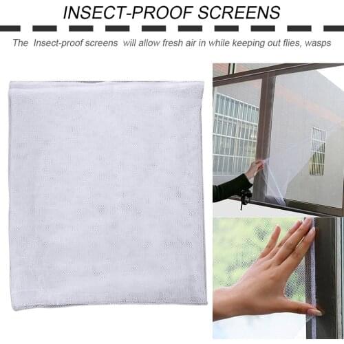130x150cm Anti Mosquito Door Window Net Mesh Screens Curtain Protector Flyscreen Door Screen Summer Style Mesh Net Drop Shippin