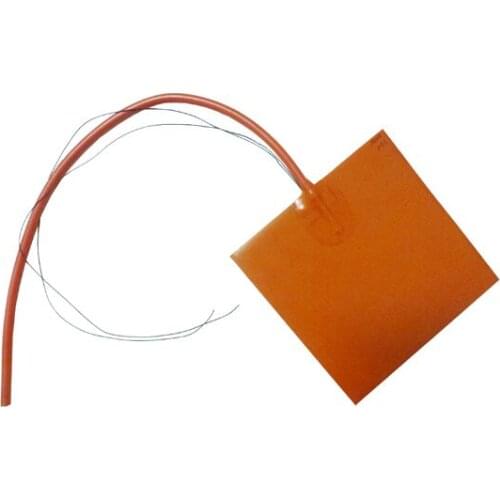 150X200mm (6" X 8") 300W 220V Silicone heater pad. W/adhesive,100k Thermistor