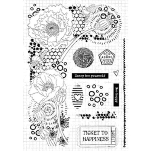 2021NEW Transparent Clear Silicone Stamp/Seal for DIY scrapbooking/photo album Decorative clear stamp A7323