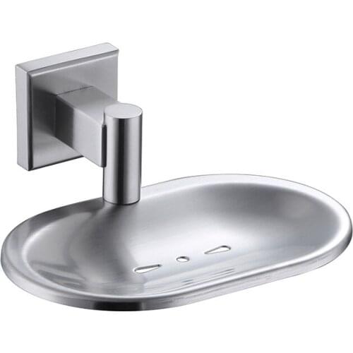 304 Stainless Steel Soap Box Soap Box Double Drainable Bathroom Toilet Soap Tray Holder Essential Oil Soap Dish