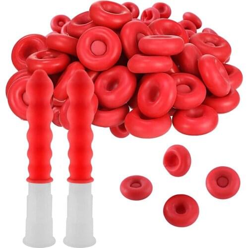 50PCS Caulk Cap Red Saving Cap Sealer Saver Open Caulking Tube For Sealing And Preserving Eropper Latex Caulk Saving Cap Nozzle