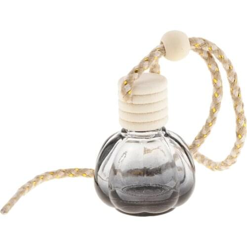 50Pcs Air Freshener Car Printed Hanging Diffuser Bottle, 10ml Perfume Fragrance Bottle Pumpkin