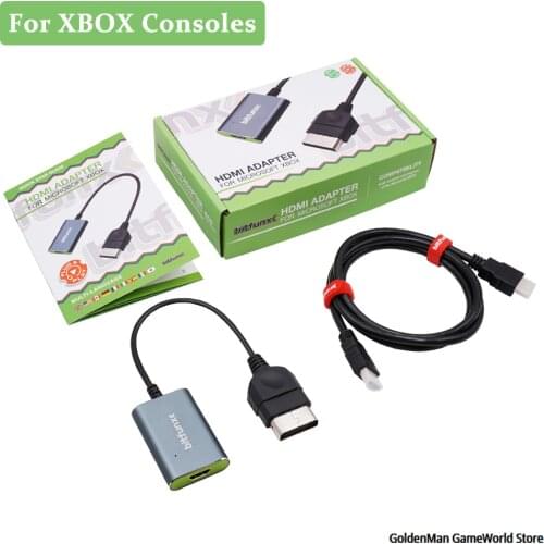 Bitfunx HDMI Converter Adapter for Microsoft XBOX High Definition Support Display Modes 480p 720p 1080i Retro Video Game Console