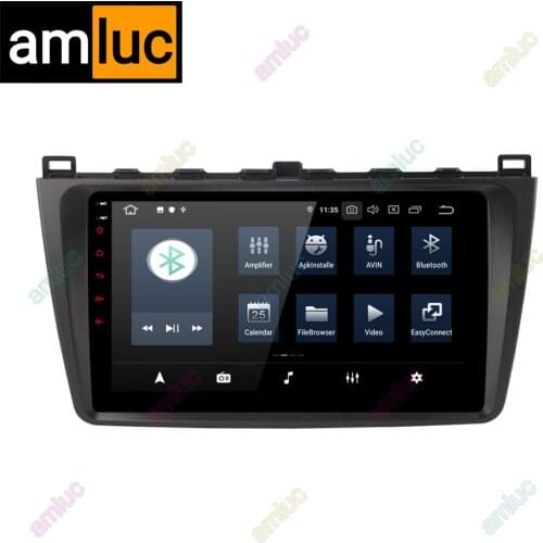 Amluc 9" 4G+WiFi Android Car Radio Multimedia Player Navigation GPS For Mazda 6 Rui Wing 2007-2012 Head Unit 2 din Support BOSE