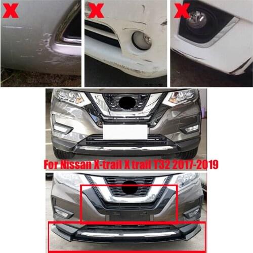 For Nissan X-trail X trail T32 2017-2019 18 Special front shovel front lip surrounded by decorative anti-collision front bumper