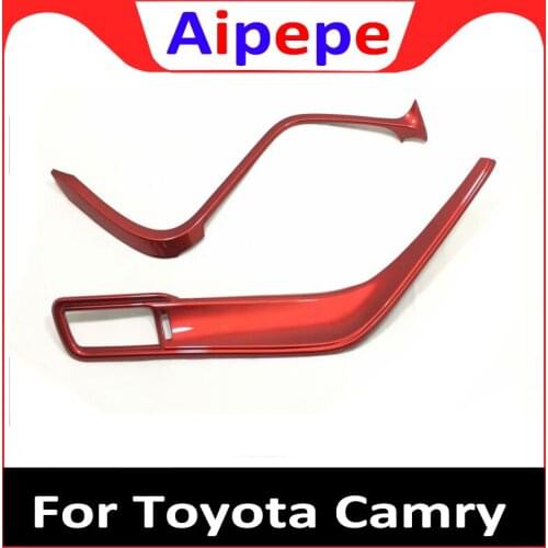 For Toyota Camry XV70 2017 2018 2019 LHD Central Console Decoration Strip Cover Trim Moulding Interior Accessories ABS