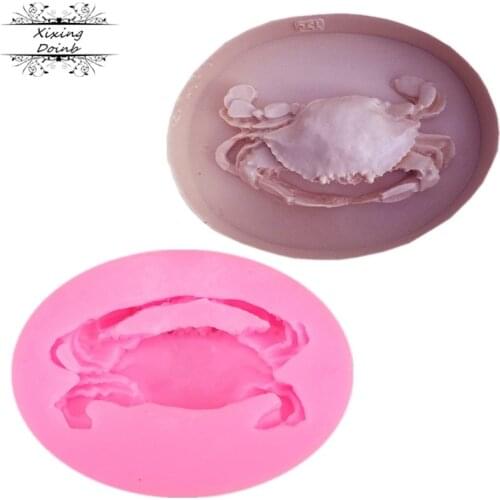 Crab shape silicone mold chocolate cake pudding jelly silicone mold DIY fudge cake decoration tools
